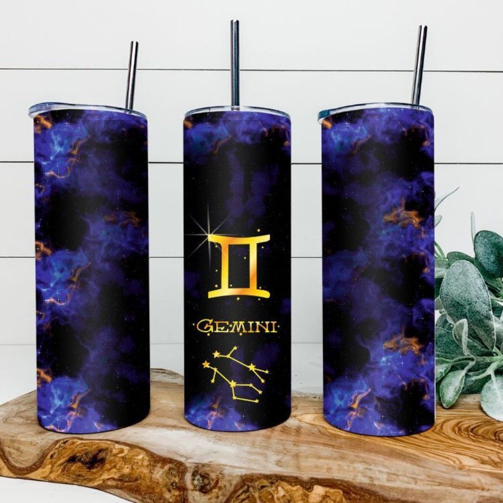 Custom 20oz Gemini zodiac tumbler!